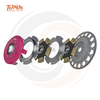 8.5" 215MM Double Plate Racing Clutch Kit AP CP5242-2CRV HonDa CR-V Lightweight Flywheel for Drag Car and Drift Car From Tornado