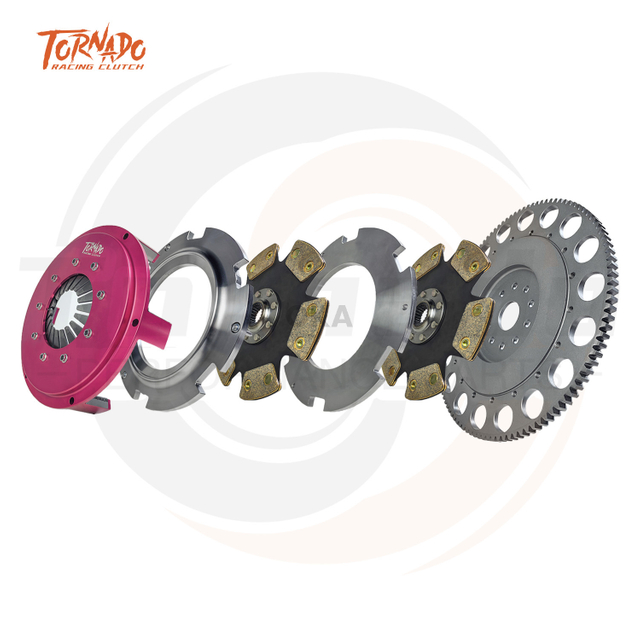 8.5" 215MM Double Plate Racing Clutch Kit AP CP5242-2CRV HonDa CR-V Lightweight Flywheel for Drag Car and Drift Car From Tornado