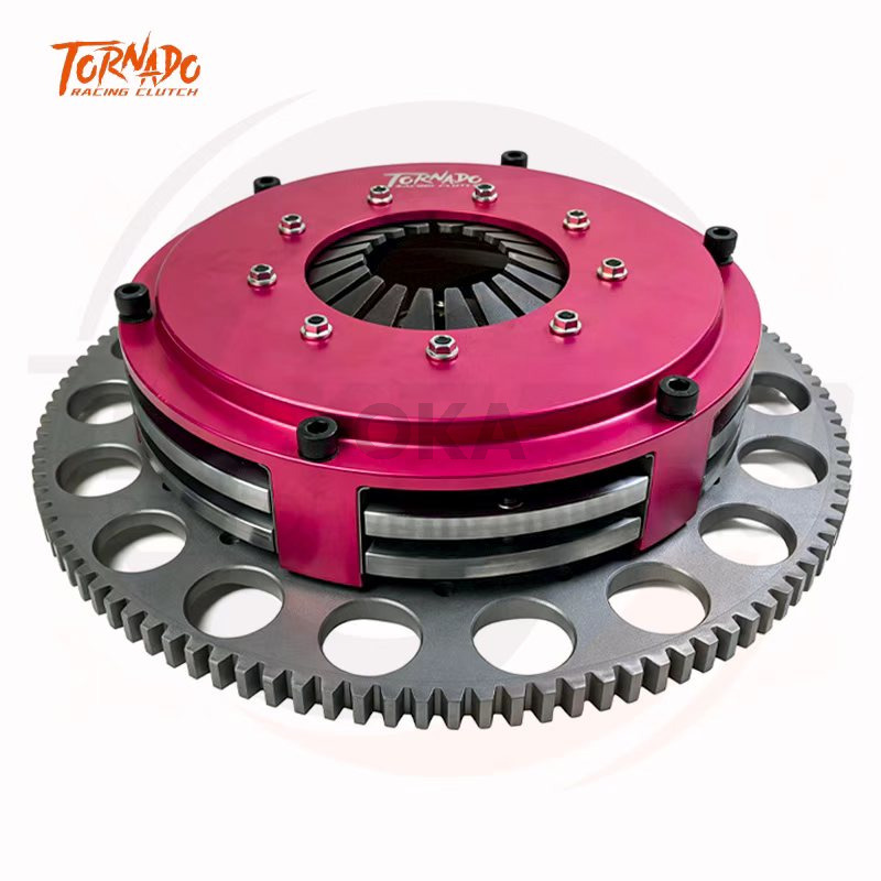 8.5" 215MM Double Plate Racing Clutch Kit AP CP5242-2CRV HonDa CR-V Lightweight Flywheel for Drag Car and Drift Car From Tornado